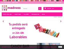 Tablet Screenshot of madnessdulces.com